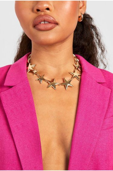 Zig Zag Suedette Choker