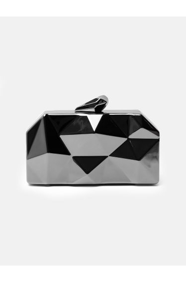 Black Beauty on Sale: Save 4% on the Melanie Geometric Pattern Clutch Bag!